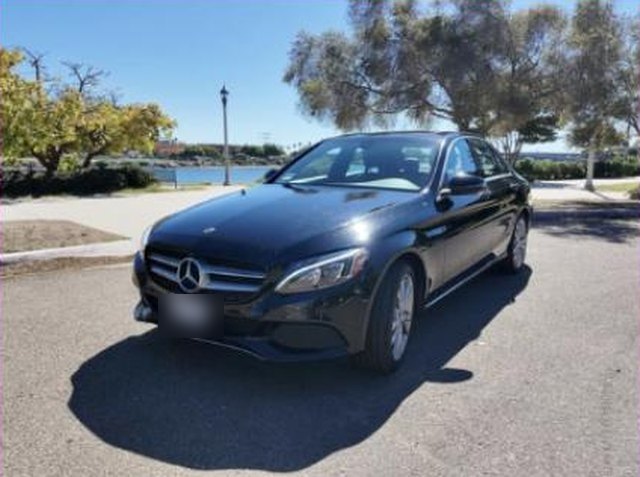 Black Mercedes-Benz C-Class